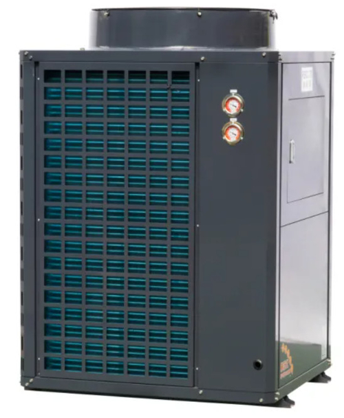 최신 회사 사례 hutel에 사용되는 16kw DC 인버터 공기 소스 열 펌프 온수기