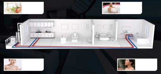1개의 열 펌프 온수기 80L 500L 공간 절약에서 OEM ODM 가구 모두