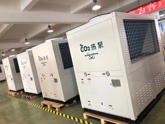 뜨거운 물을 위한 이산화탄소 R744 공기 공급원 수열원 히트 펌프 37 kw 상용