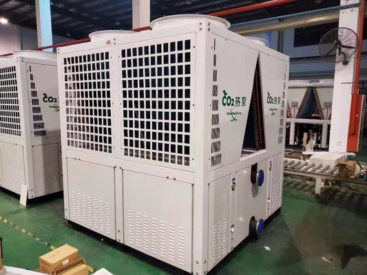 뜨거운 물을 위한 이산화탄소 R744 공기 공급원 수열원 히트 펌프 37 kw 상용