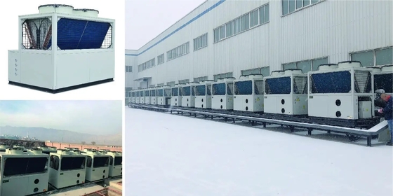 학교 대학 난방과 뜨거운 물을 위한 160Kw 이산화탄소 수열원 히트 펌프